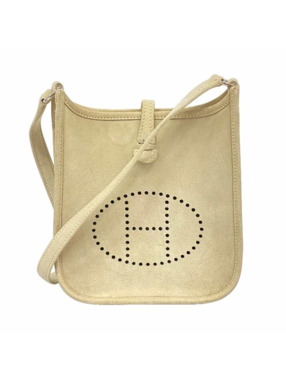 Hermes Shoulder Bag Evelyne TPM Dobris Beton Silver